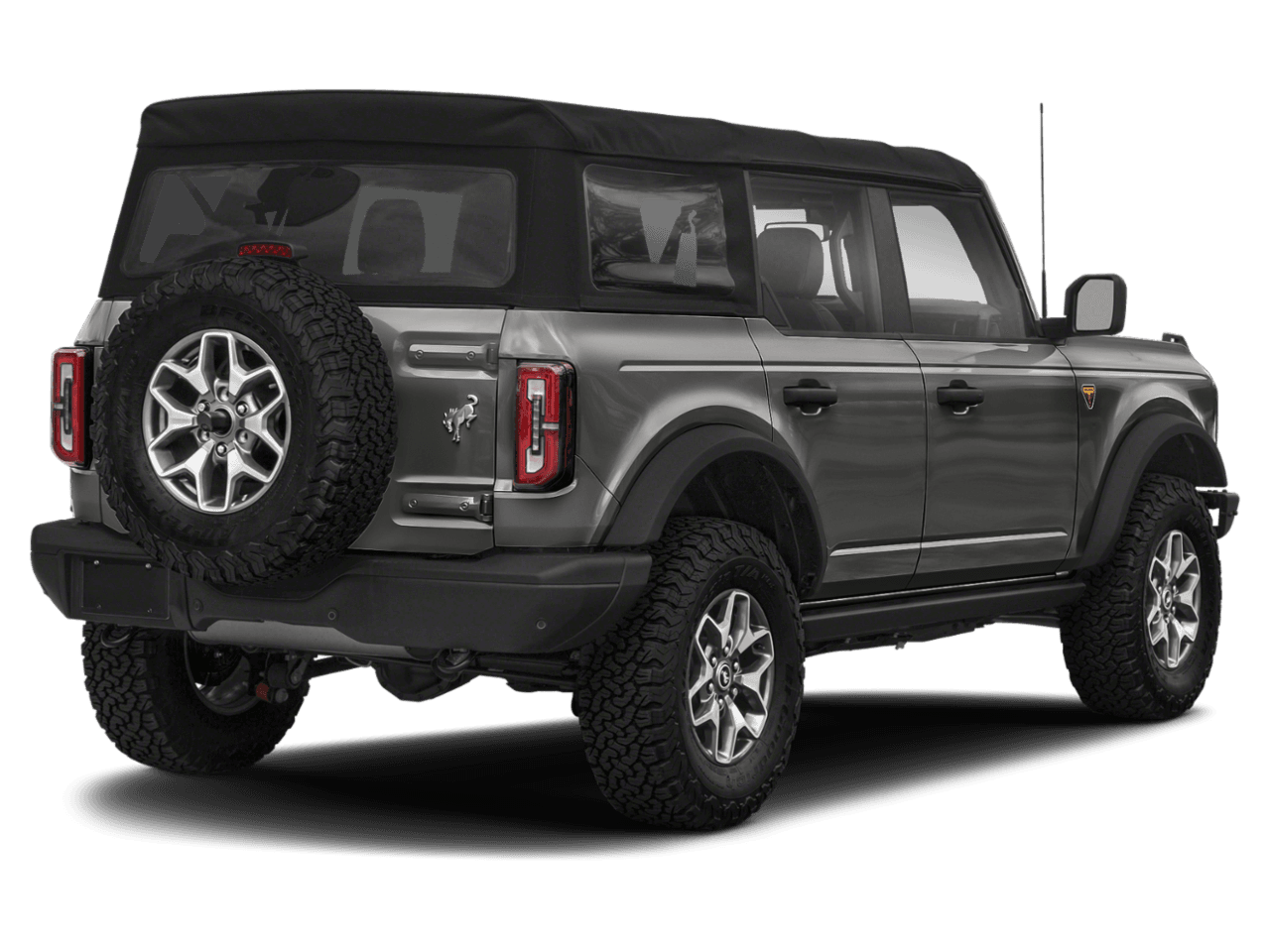 2023 Ford Bronco Badlands - Rear 3/4, facing to the right