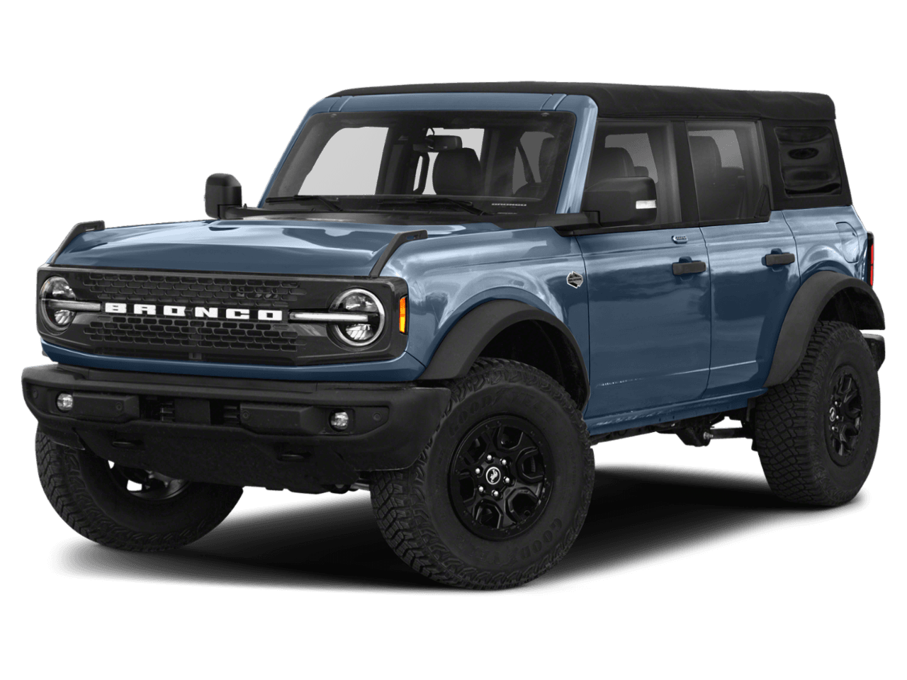 2023 Ford Bronco Wildtrak - Front 3/4, facing to the left