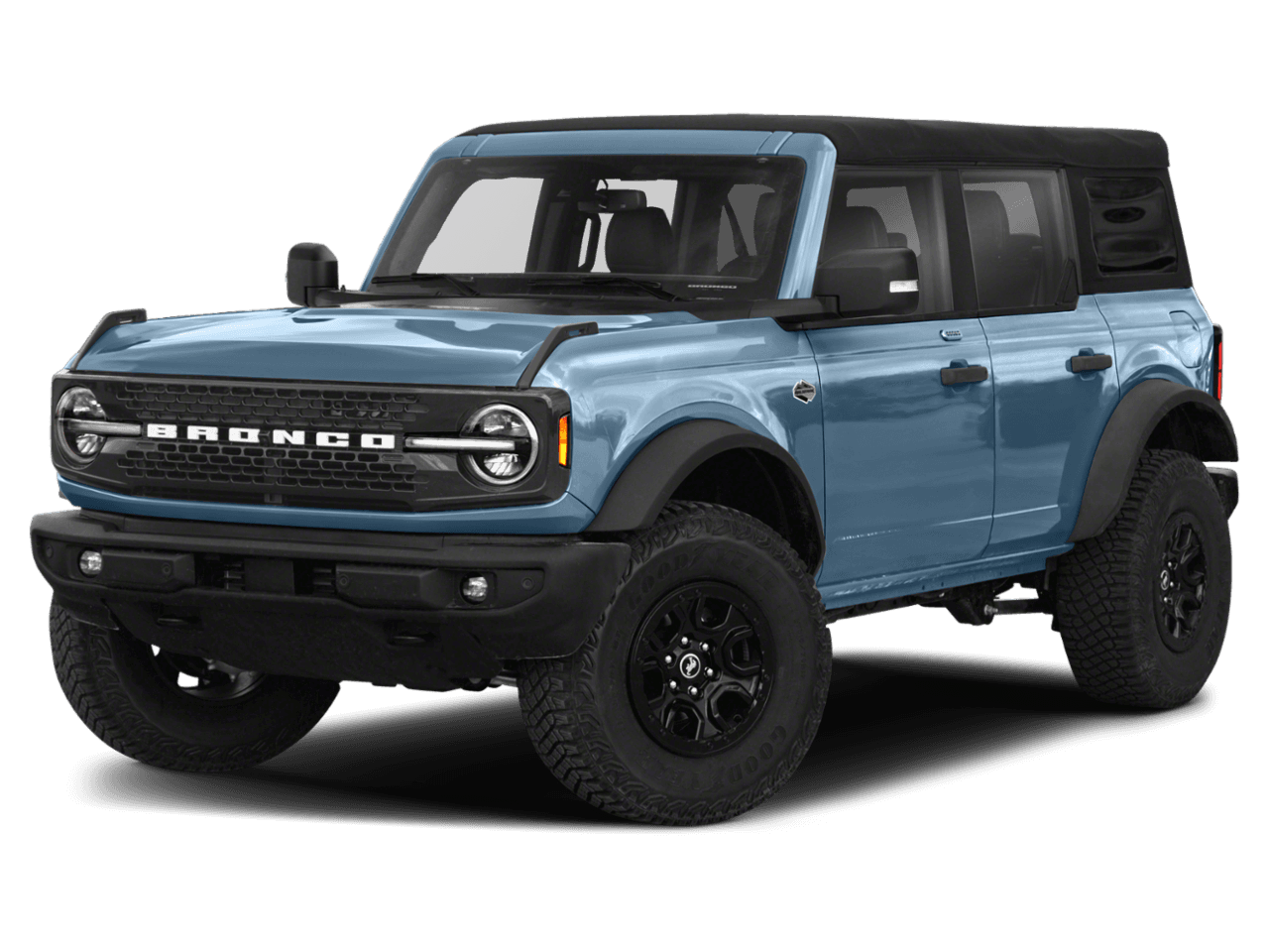 2023 Ford Bronco Wildtrak - Front 3/4, facing to the left