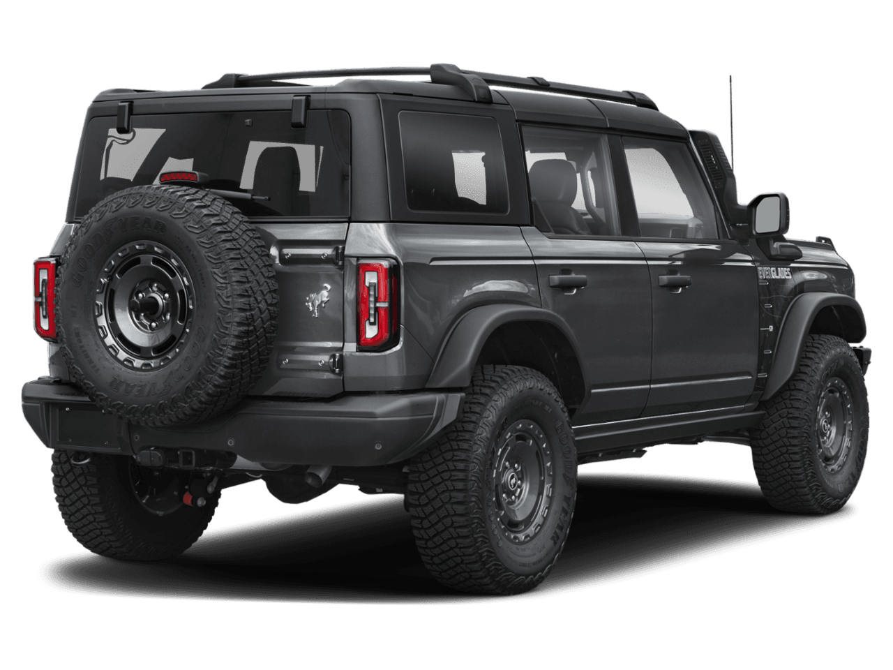 2023 Ford Bronco Everglades - Rear 3/4, facing to the right