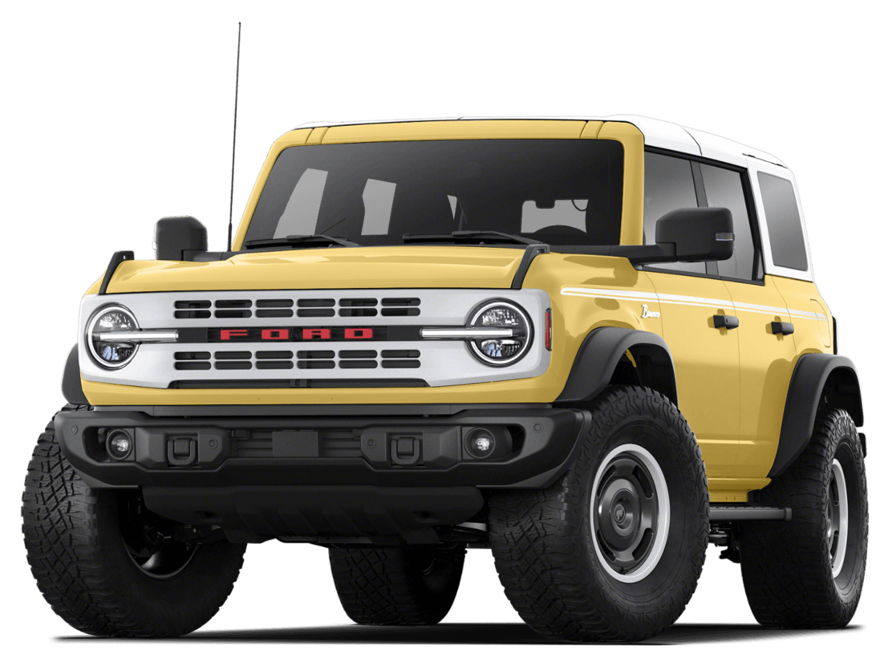 2023 Ford Bronco Heritage - Front 3/4, facing to the left