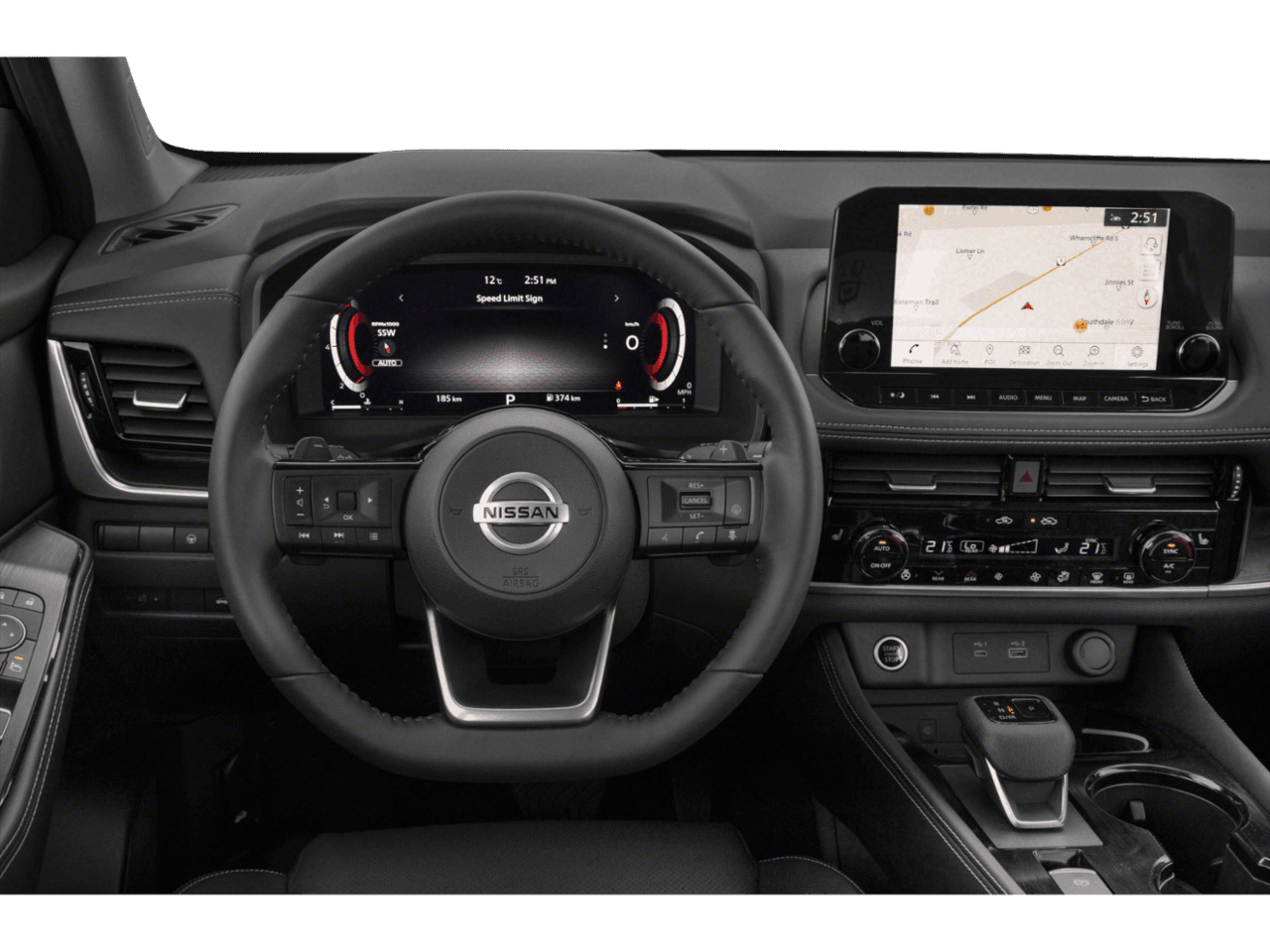 2023 Nissan Rogue FWD - Interior Drivers Dash