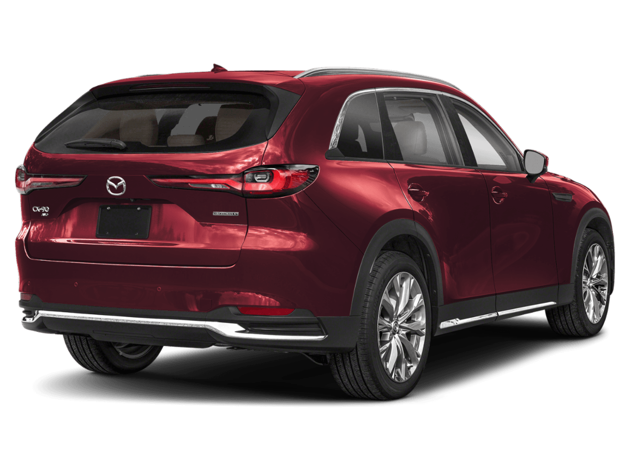 2024 Mazda CX-90 3.3 - Rear 3/4, facing to the right