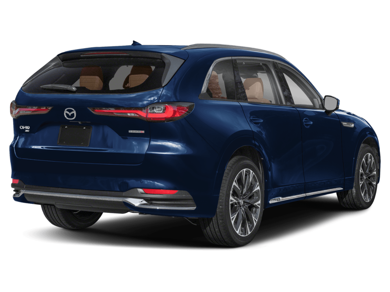 2024 Mazda CX-90 3.3 Turbo S Premium Plus - Rear 3/4, facing to the right