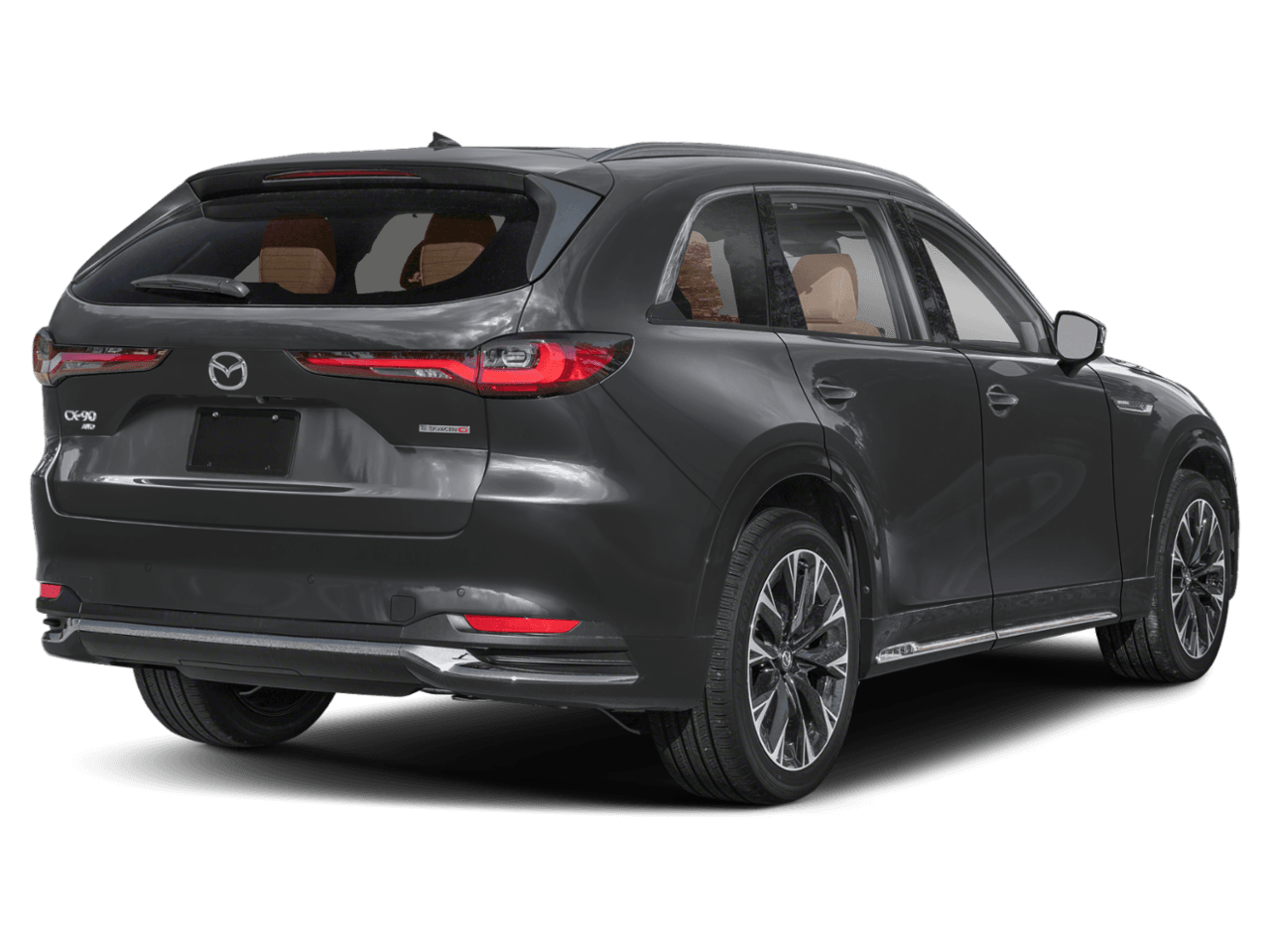 2024 Mazda CX-90 3.3 Turbo S Premium Plus - Rear 3/4, facing to the right