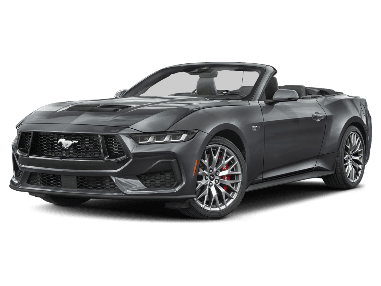 2024 Ford Mustang GT - Front 3/4, facing to the left