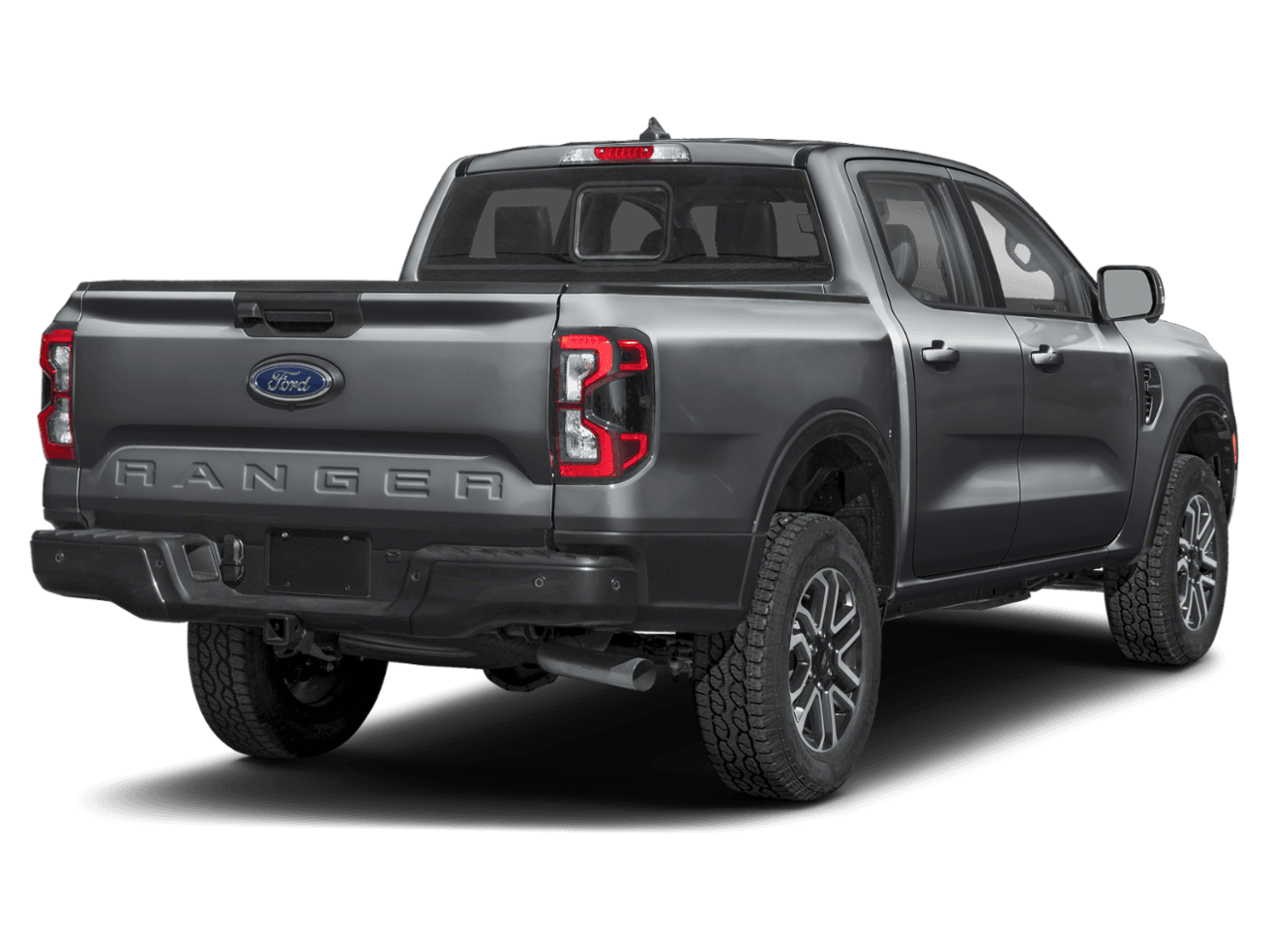 2024 Ford Ranger LARIAT - Rear 3/4, facing to the right