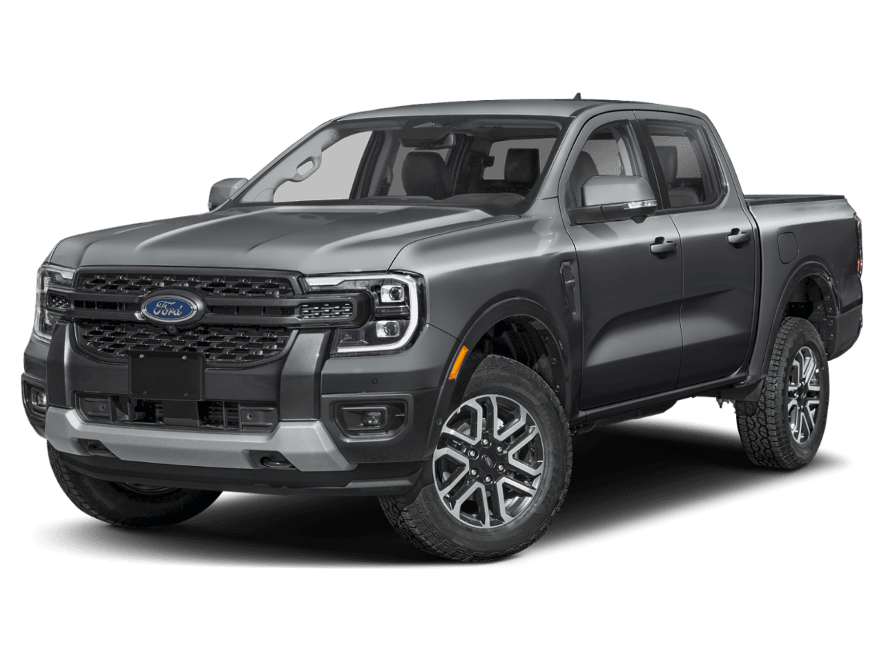 2024 Ford Ranger LARIAT - Front 3/4, facing to the left