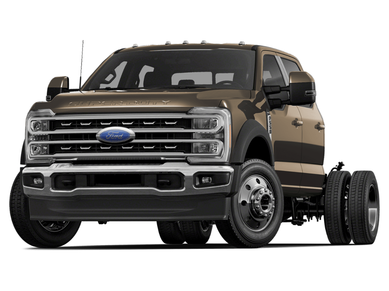 2024 Ford Super Duty F-450 DRW LARIAT - Front 3/4, facing to the left
