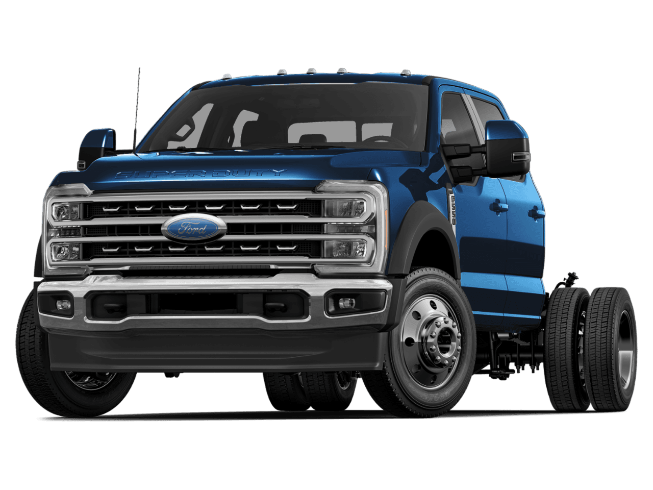 2024 Ford Super Duty F-450 DRW LARIAT - Front 3/4, facing to the left