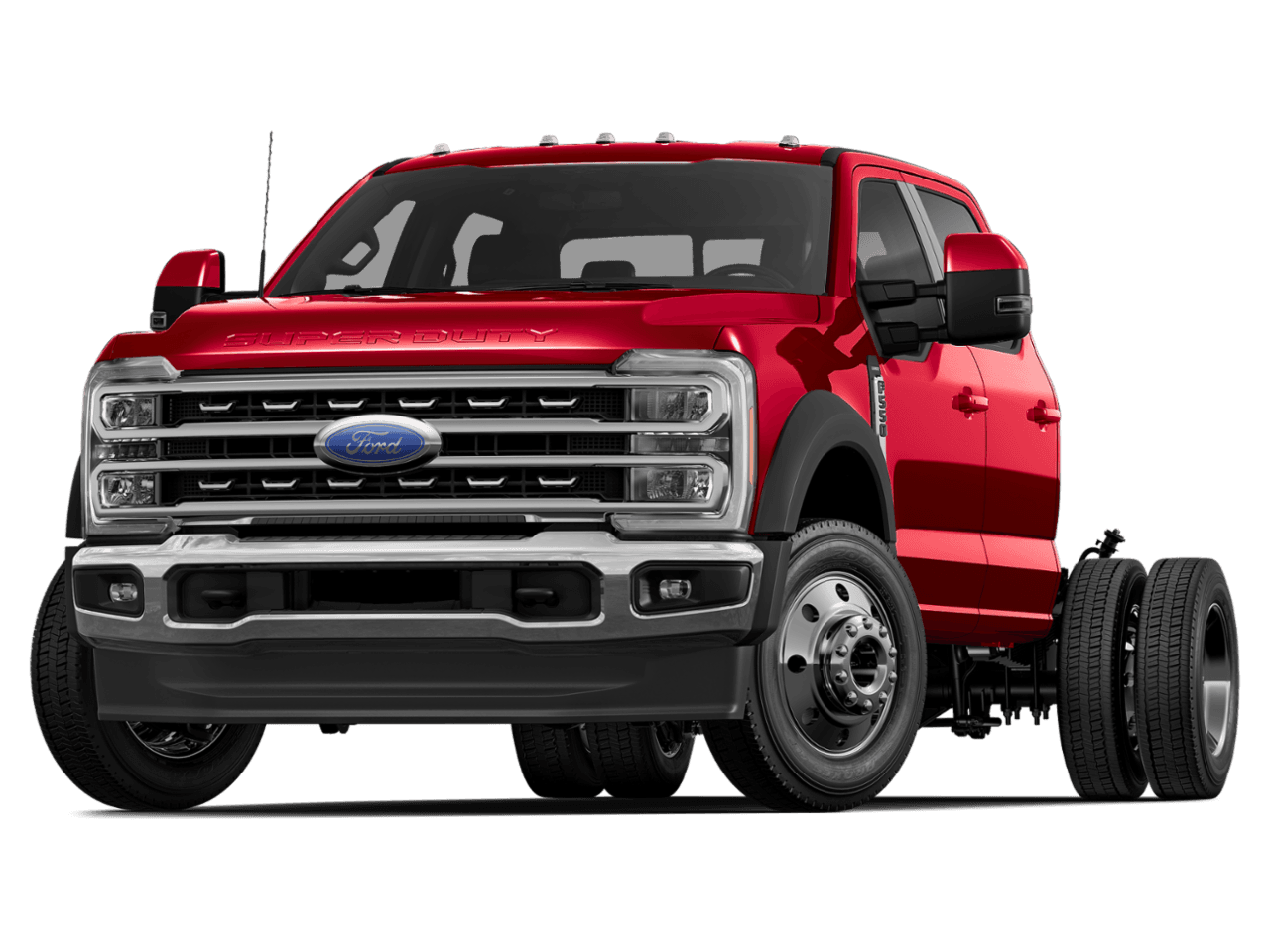 2024 Ford Super Duty F-450 DRW LARIAT - Front 3/4, facing to the left