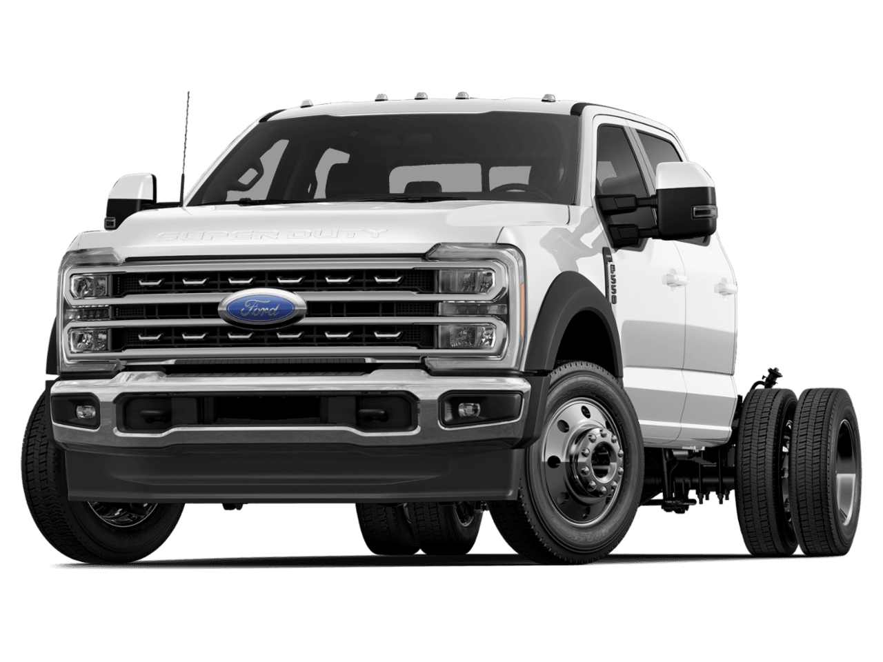 2024 Ford Super Duty F-450 DRW LARIAT - Front 3/4, facing to the left