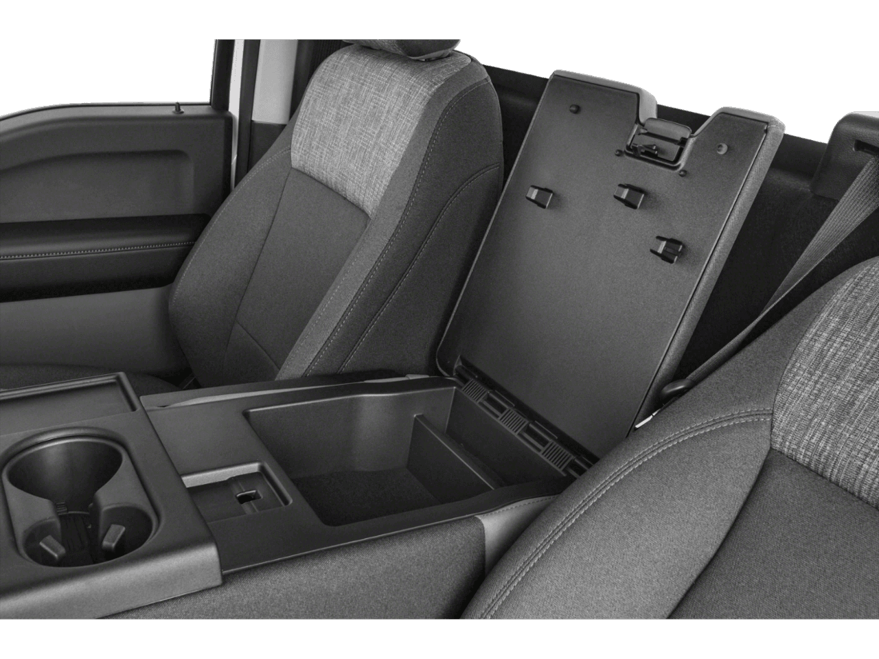 2024 Ford Super Duty F-350 DRW XLT - Interior Center Storage Console