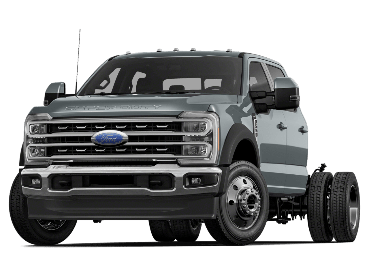 2024 Ford Super Duty F-550 DRW LARIAT - Front 3/4, facing to the left