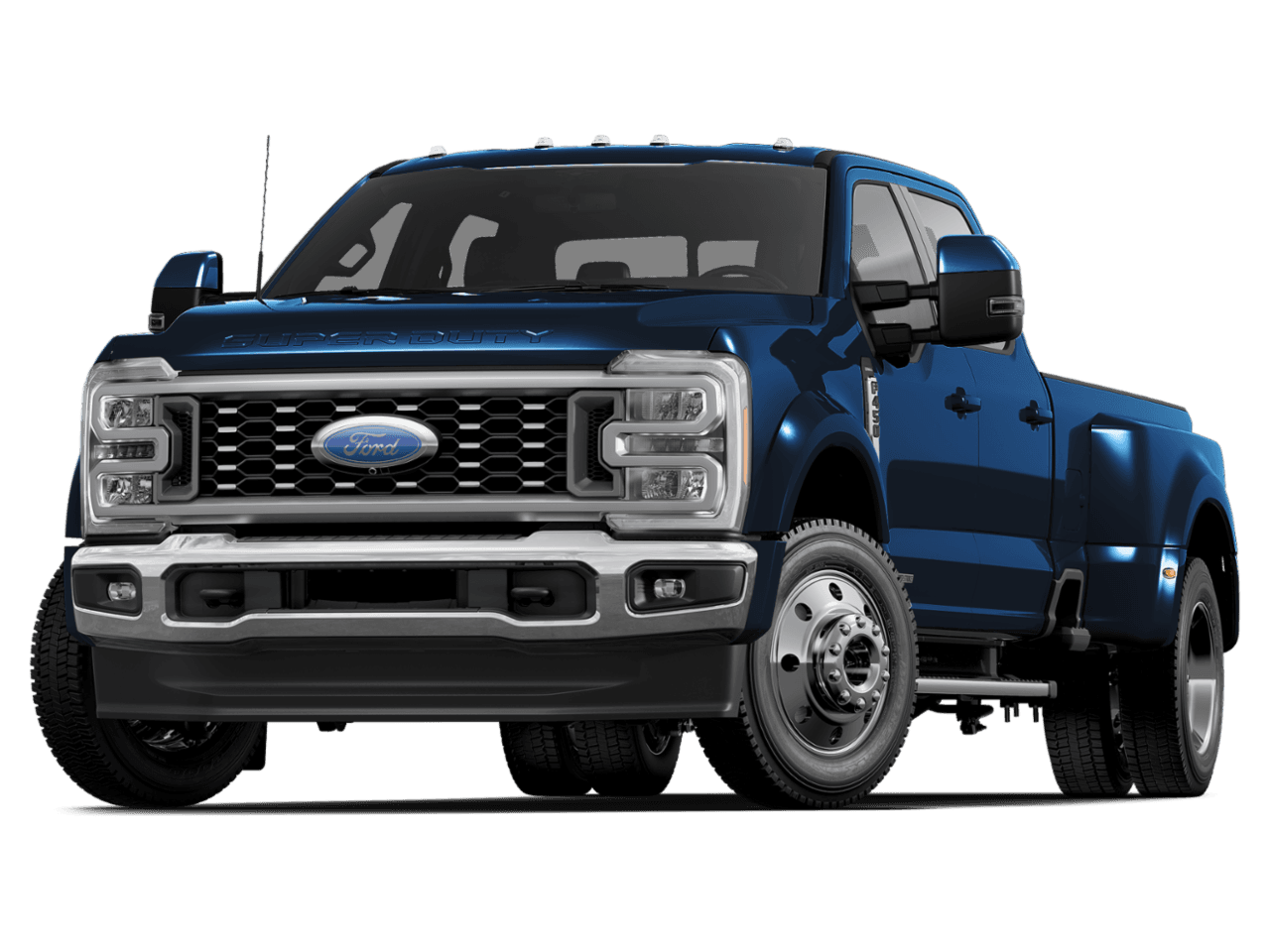 2024 Ford Super Duty F-450 DRW LARIAT - Front 3/4, facing to the left