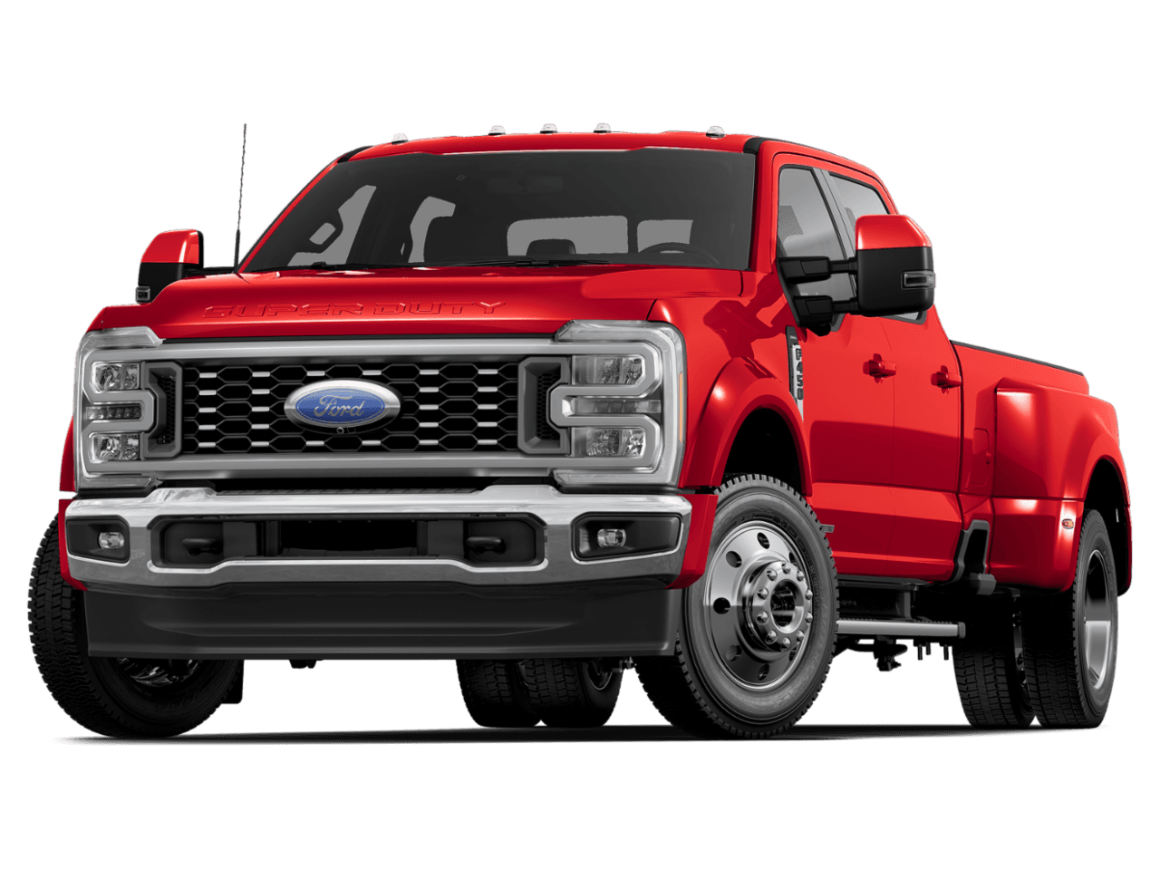 2024 Ford Super Duty F-450 DRW LARIAT - Front 3/4, facing to the left
