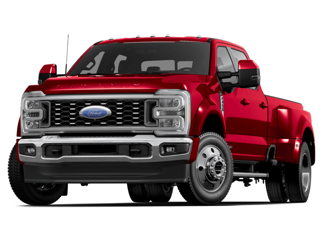 2024 Ford Super Duty F-450 DRW LARIAT - Front 3/4, facing to the left