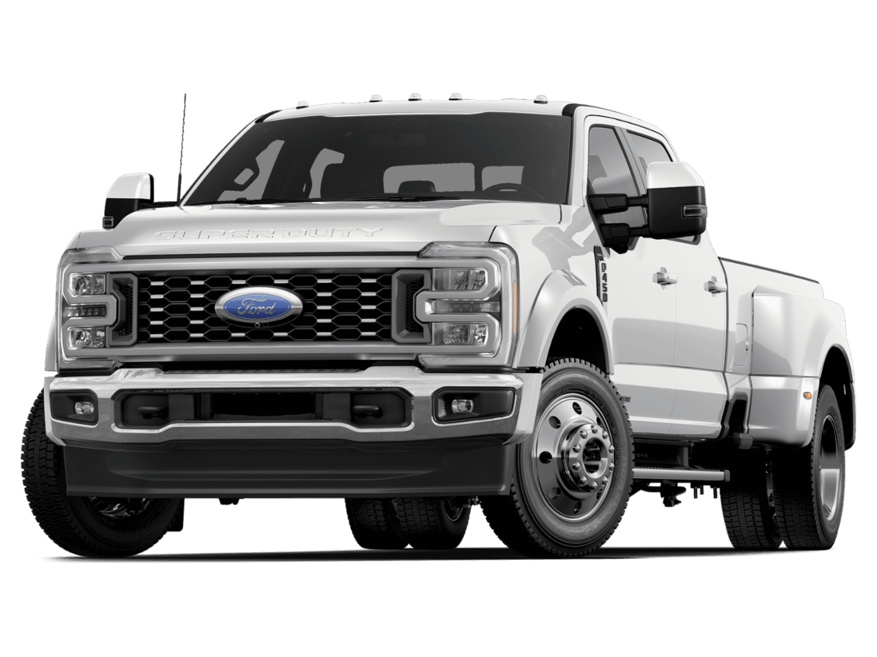 2024 Ford Super Duty F-450 DRW LARIAT - Front 3/4, facing to the left