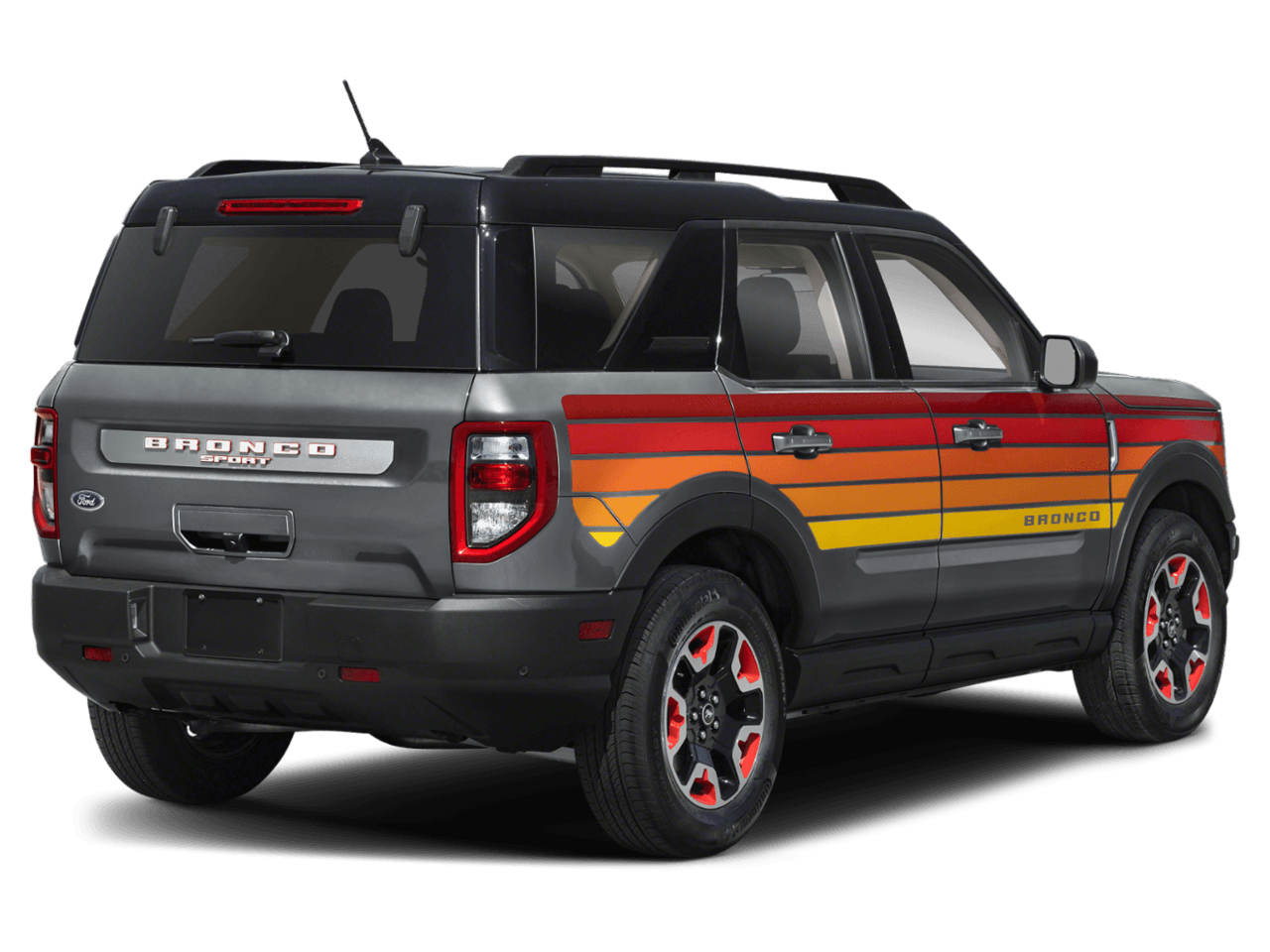 2024 Ford Bronco Sport Free - Rear 3/4, facing to the right