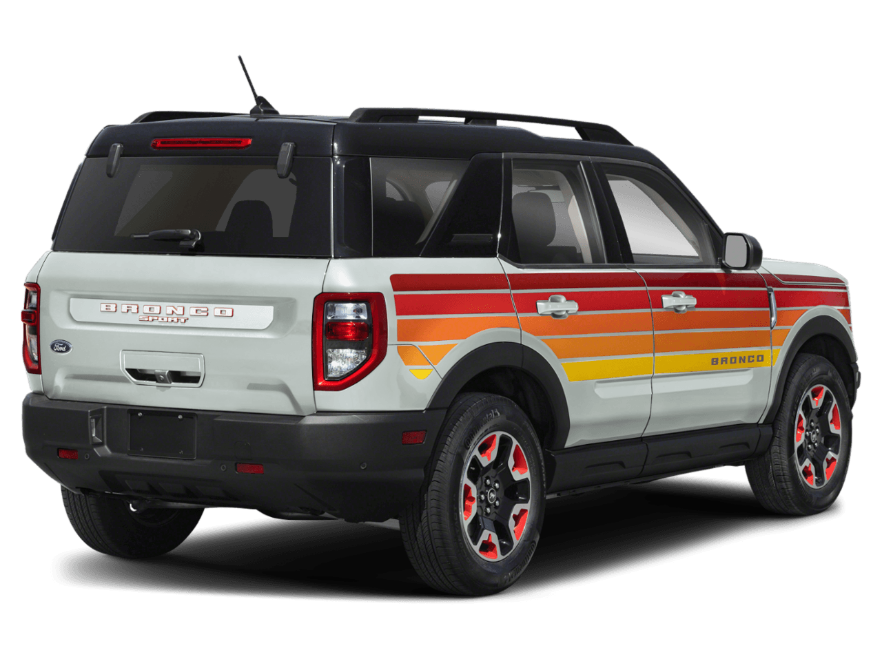 2024 Ford Bronco Sport Free - Rear 3/4, facing to the right