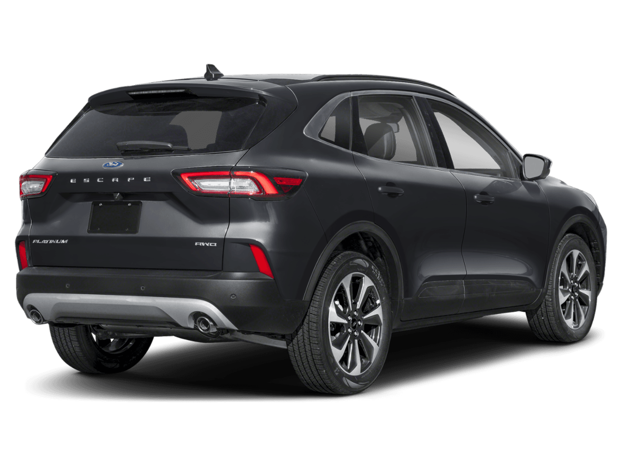 2024 Ford Escape Platinum - Rear 3/4, facing to the right