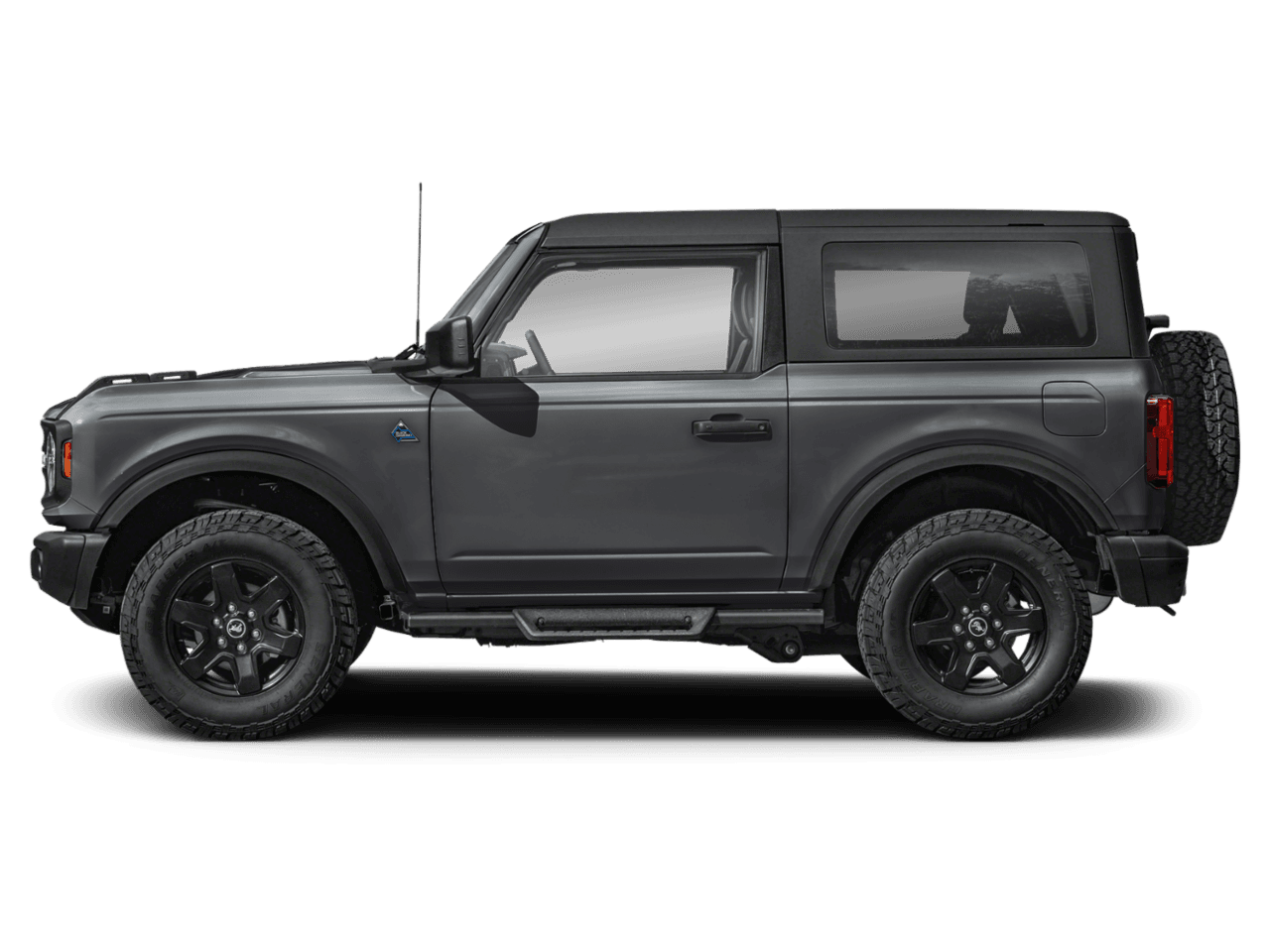 2024 Ford Bronco Black - Profile, facing to the left