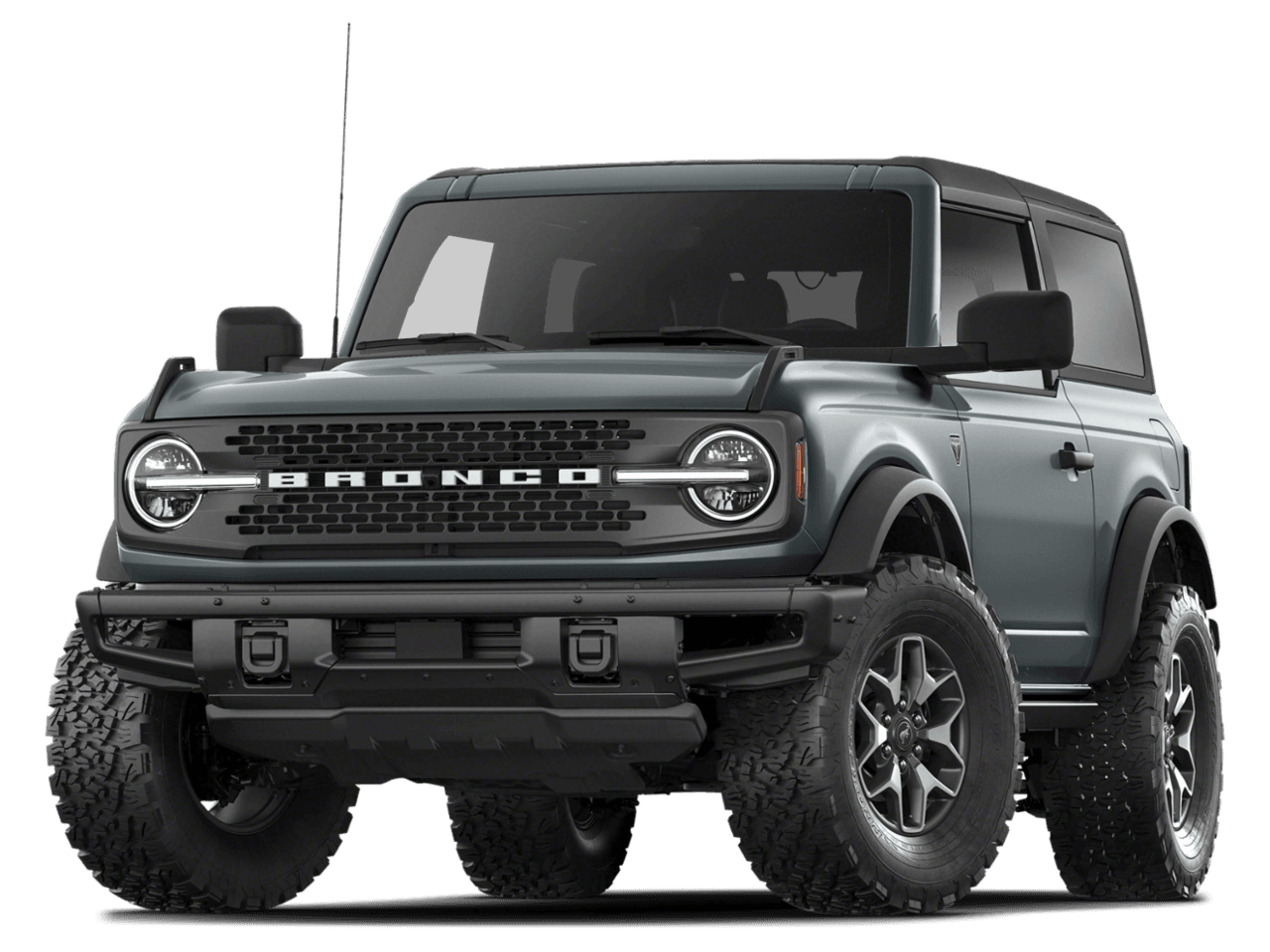 2024 Ford Bronco Badlands - Front 3/4, facing to the left