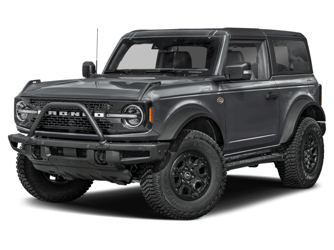 2024 Ford Bronco Wildtrak - Front 3/4, facing to the left