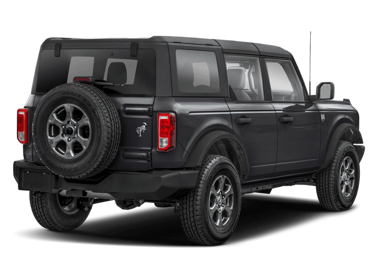 2024 Ford Bronco Big - Rear 3/4, facing to the right