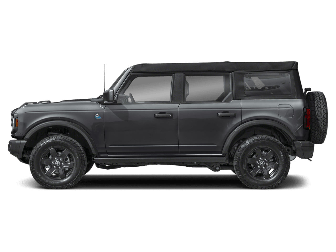 2024 Ford Bronco Black - Profile, facing to the left