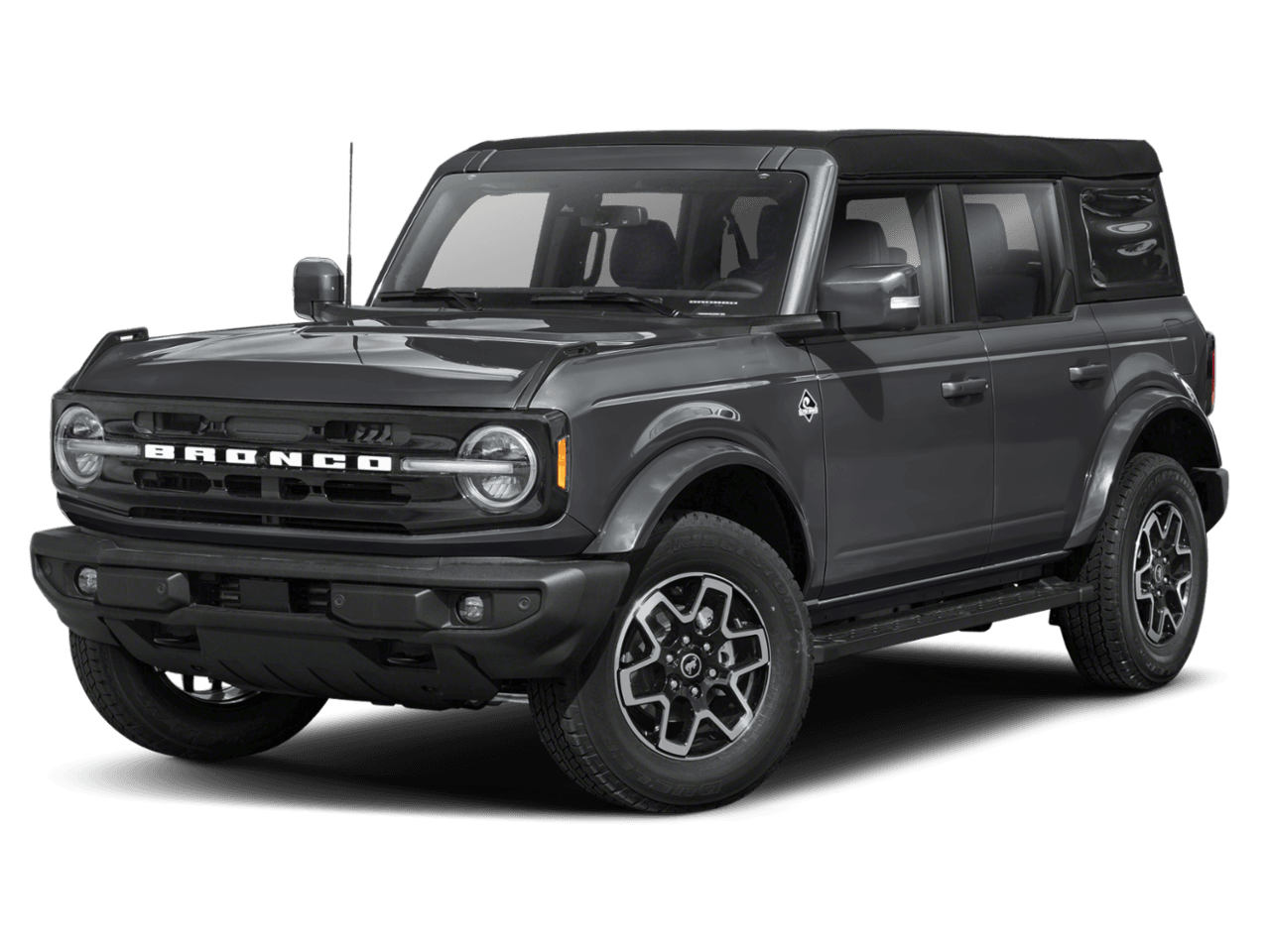 2024 Ford Bronco Outer - Front 3/4, facing to the left
