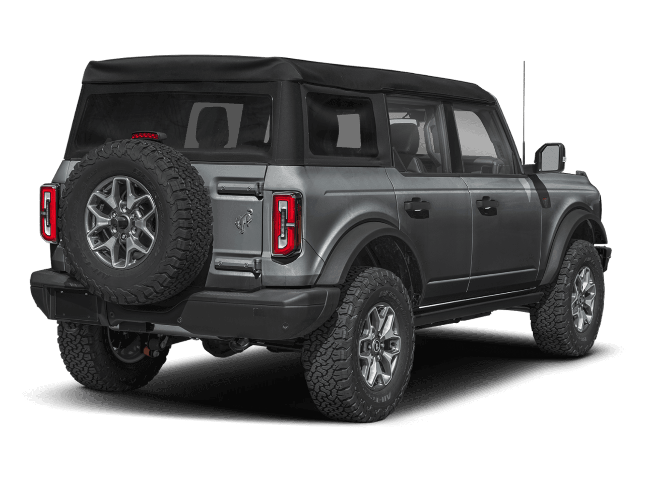 2024 Ford Bronco Badlands - Rear 3/4, facing to the right