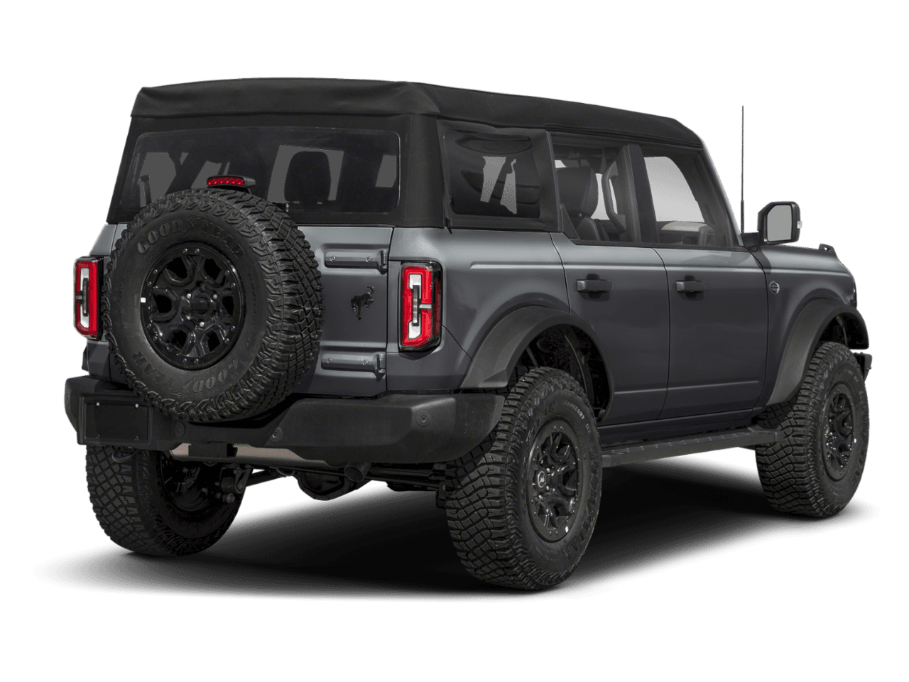 2024 Ford Bronco Wildtrak - Rear 3/4, facing to the right