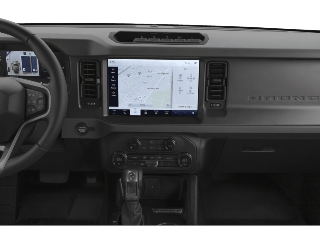 2024 Ford Bronco Everglades - Interior Navigation System