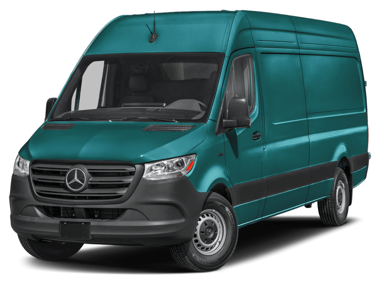 2024 Mercedes-Benz eSprinter Cargo Van  - Front 3/4, facing to the left