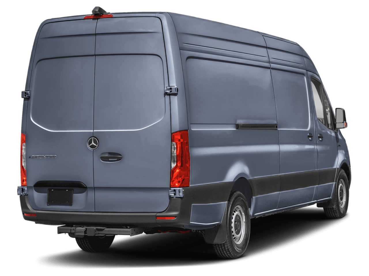 2024 Mercedes-Benz eSprinter Cargo Van  - Rear 3/4, facing to the right