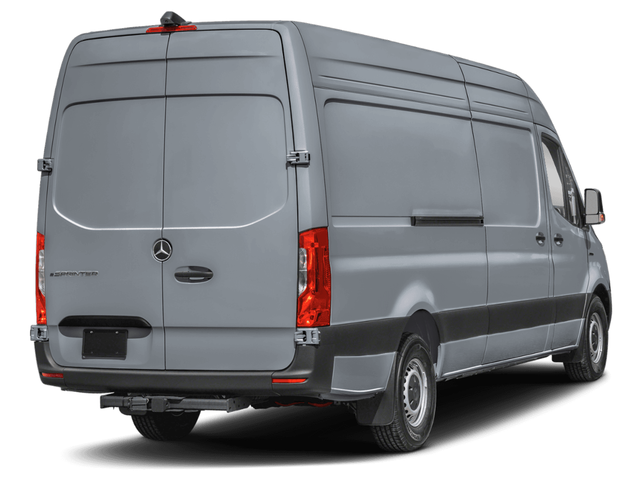 2024 Mercedes-Benz eSprinter Cargo Van  - Rear 3/4, facing to the right