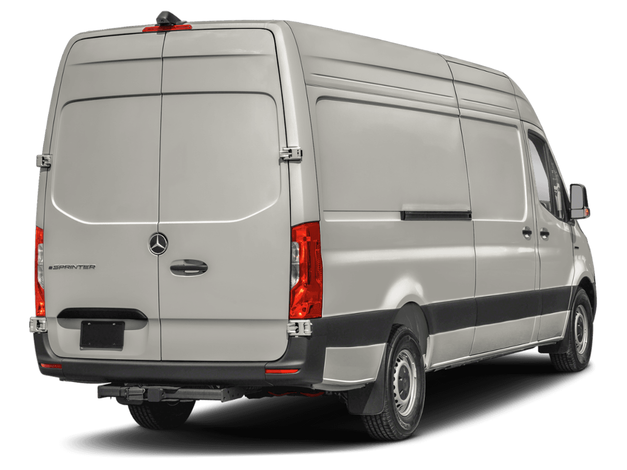 2024 Mercedes-Benz eSprinter Cargo Van  - Rear 3/4, facing to the right