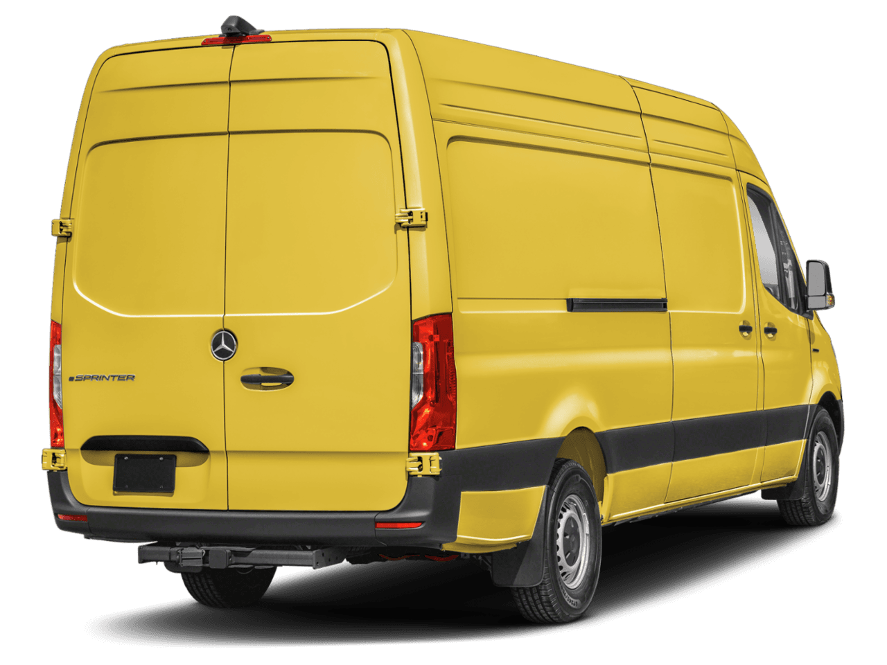 2024 Mercedes-Benz eSprinter Cargo Van  - Rear 3/4, facing to the right