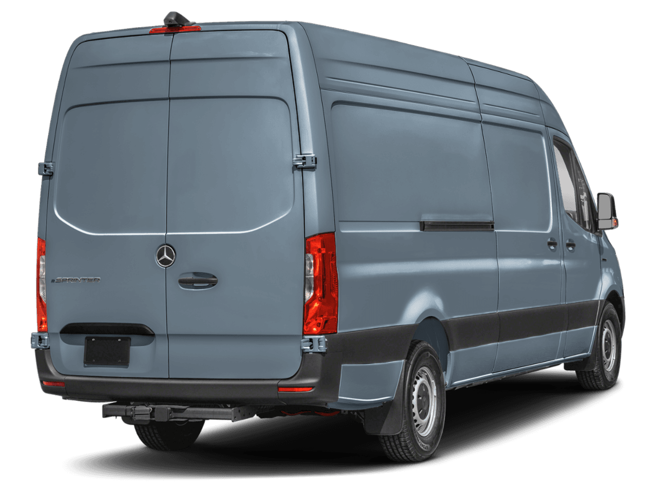 2024 Mercedes-Benz eSprinter Cargo Van  - Rear 3/4, facing to the right