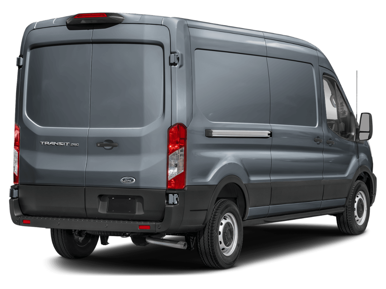 2024 Ford Transit Cargo Van T-150 - Rear 3/4, facing to the right