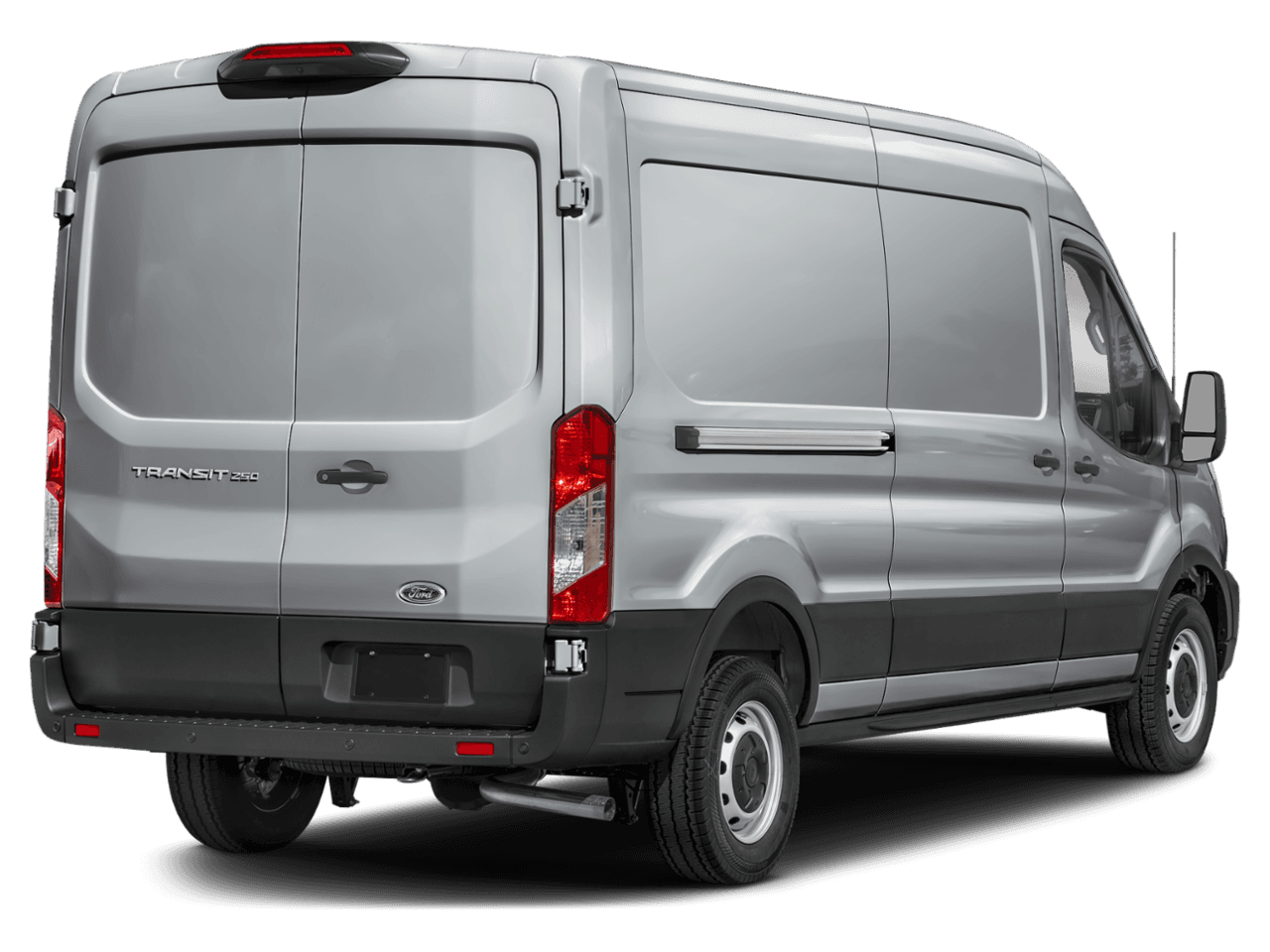 2024 Ford Transit Cargo Van T-250 - Rear 3/4, facing to the right