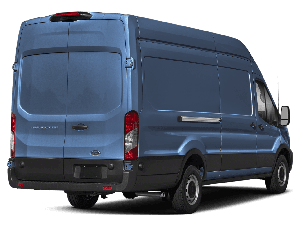 2024 Ford Transit Cargo Van T-350 - Rear 3/4, facing to the right