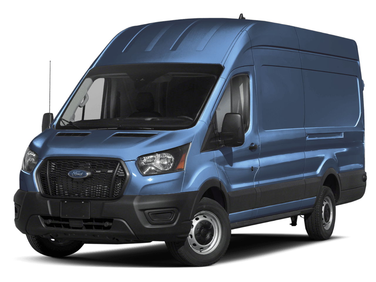 2024 Ford Transit Cargo Van T-350 - Front 3/4, facing to the left