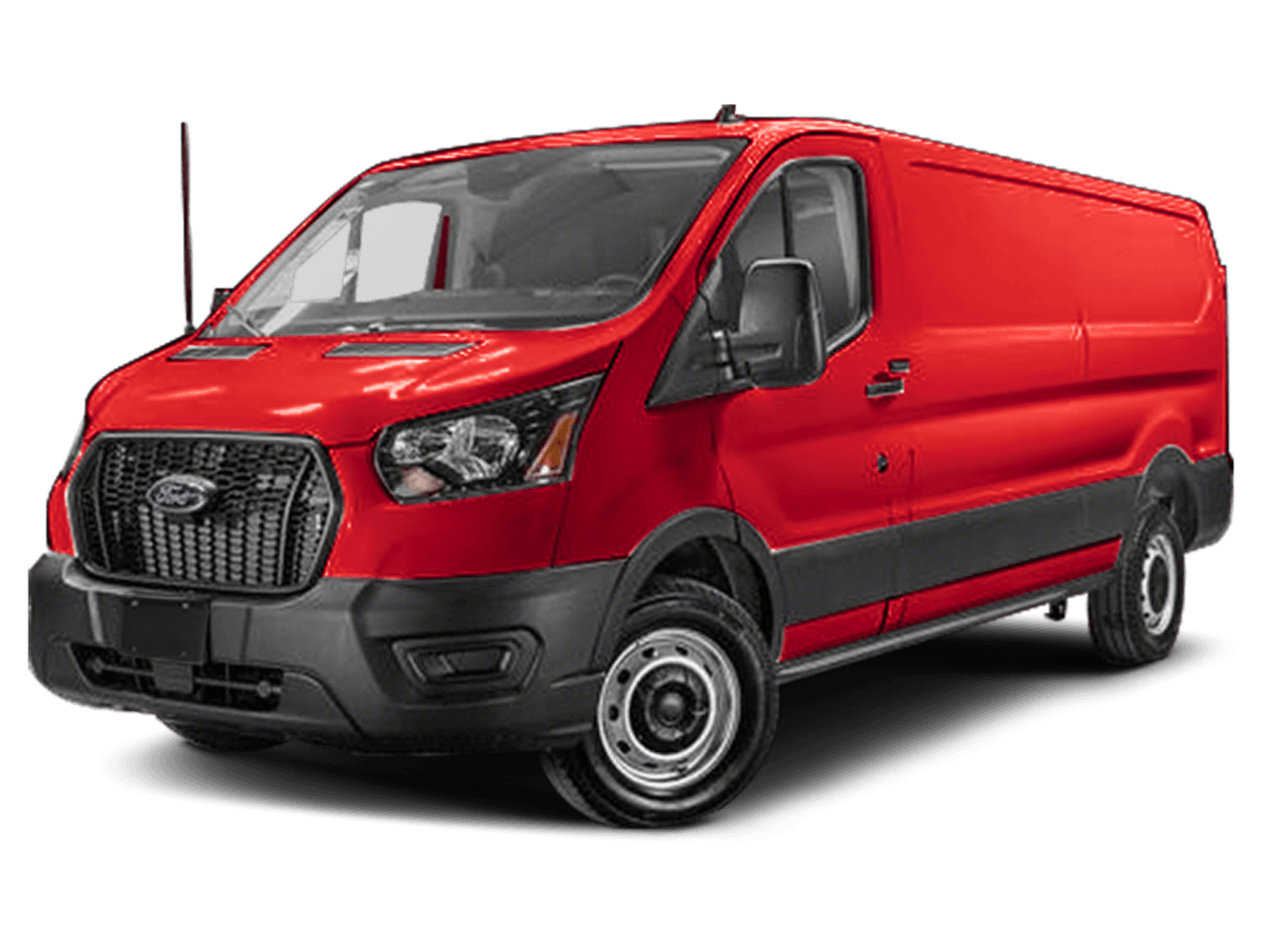 2024 Ford Transit Cargo Van T-350 - Front 3/4, facing to the left
