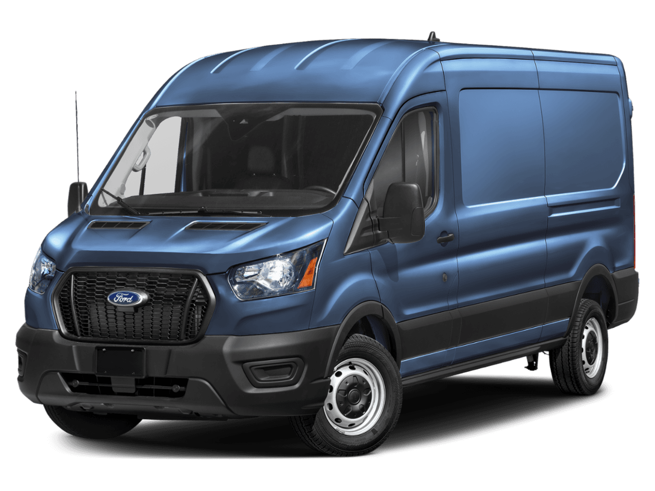 2024 Ford Transit Cargo Van T-350 - Front 3/4, facing to the left