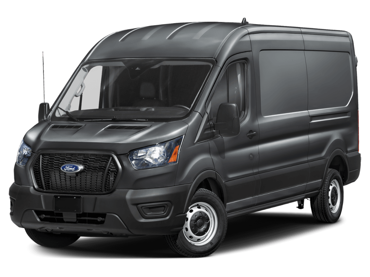 2024 Ford Transit Cargo Van T-350 - Front 3/4, facing to the left