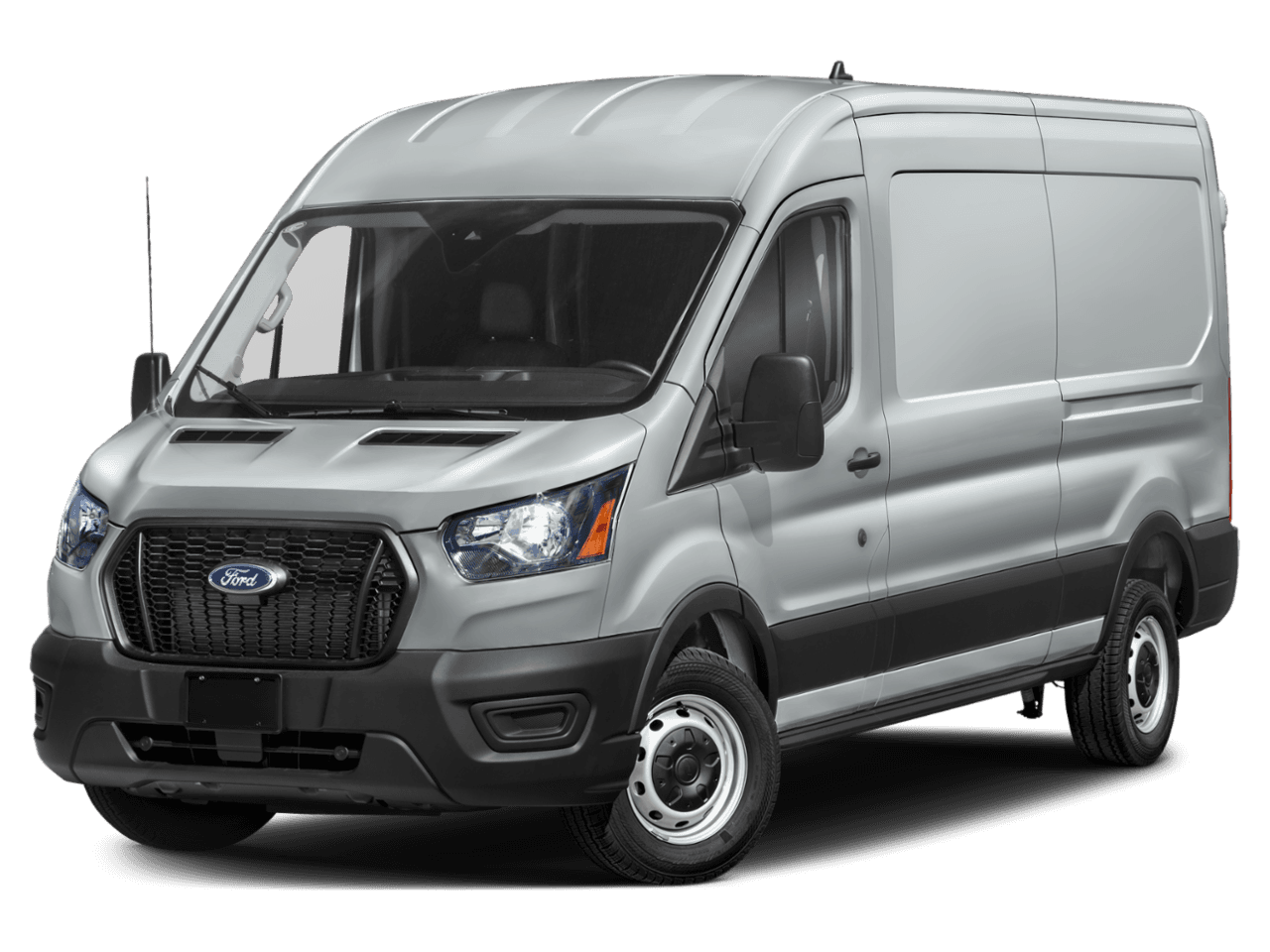 2024 Ford Transit Cargo Van T-350 - Front 3/4, facing to the left