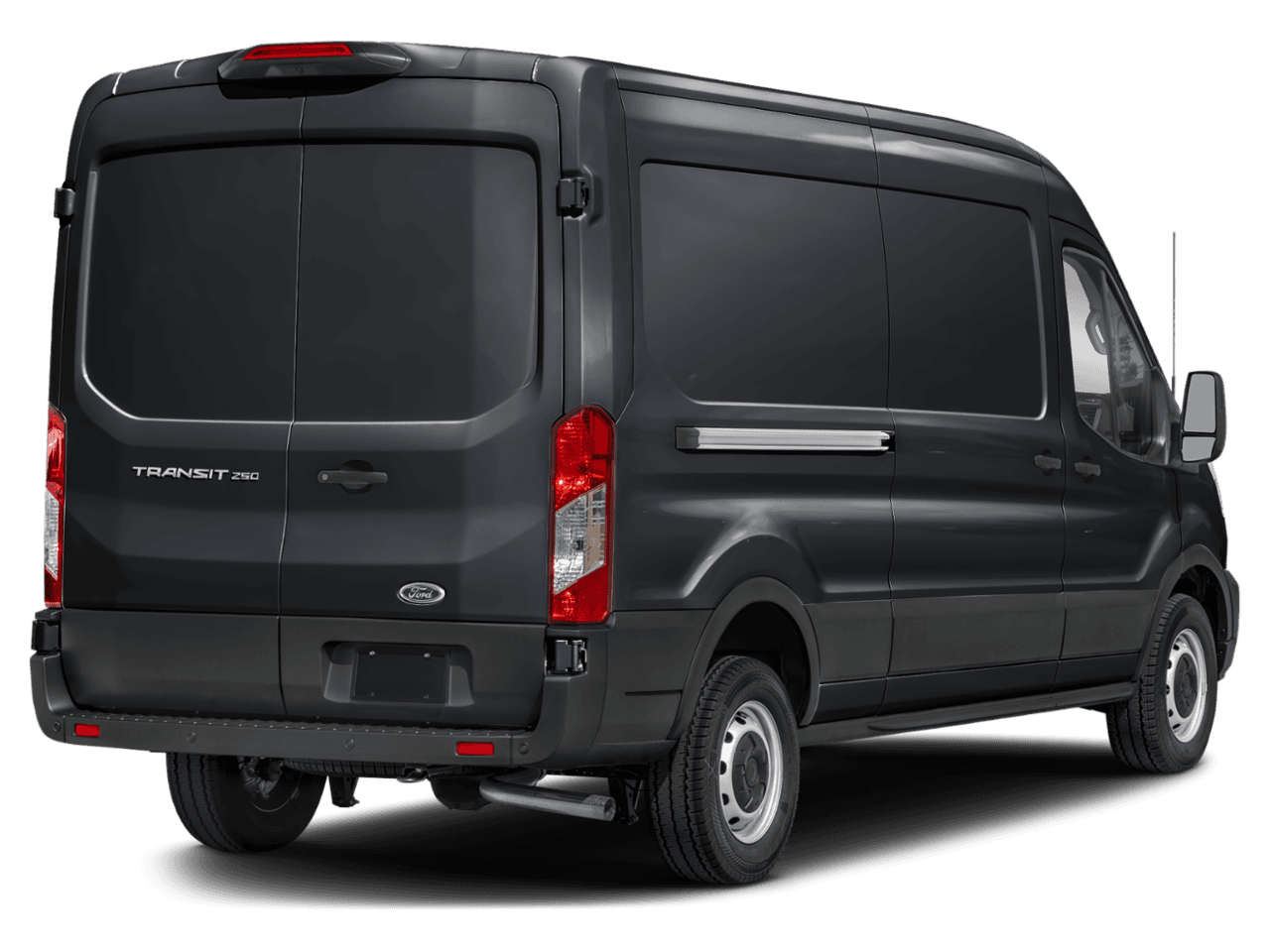 2024 Ford Transit Cargo Van T-350 - Rear 3/4, facing to the right