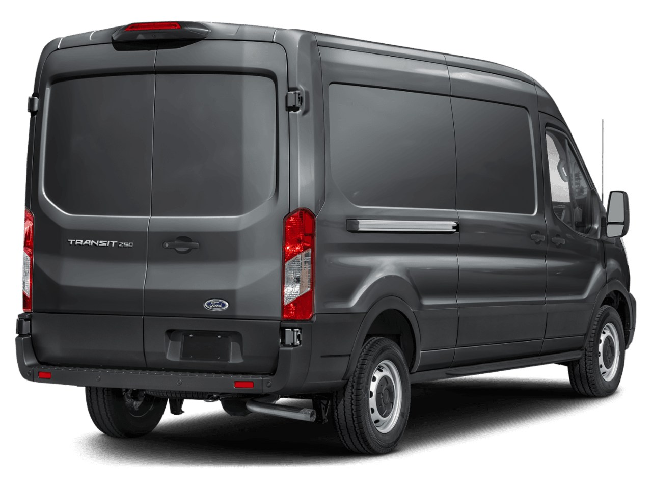 2024 Ford Transit Cargo Van T-350 - Rear 3/4, facing to the right